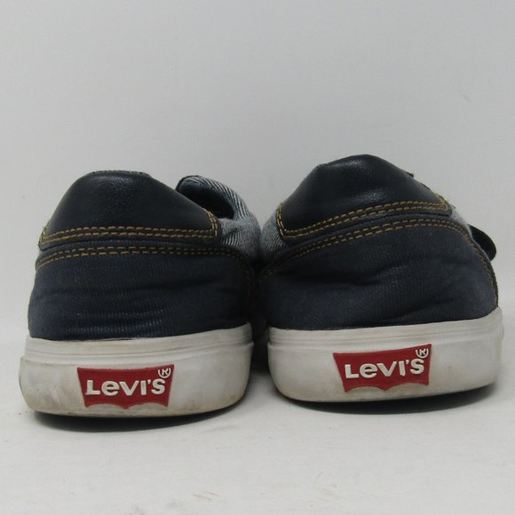 Levi's Boat Shoe Loafers Jean Blue Size 6Y Casual - Picture 4 of 8